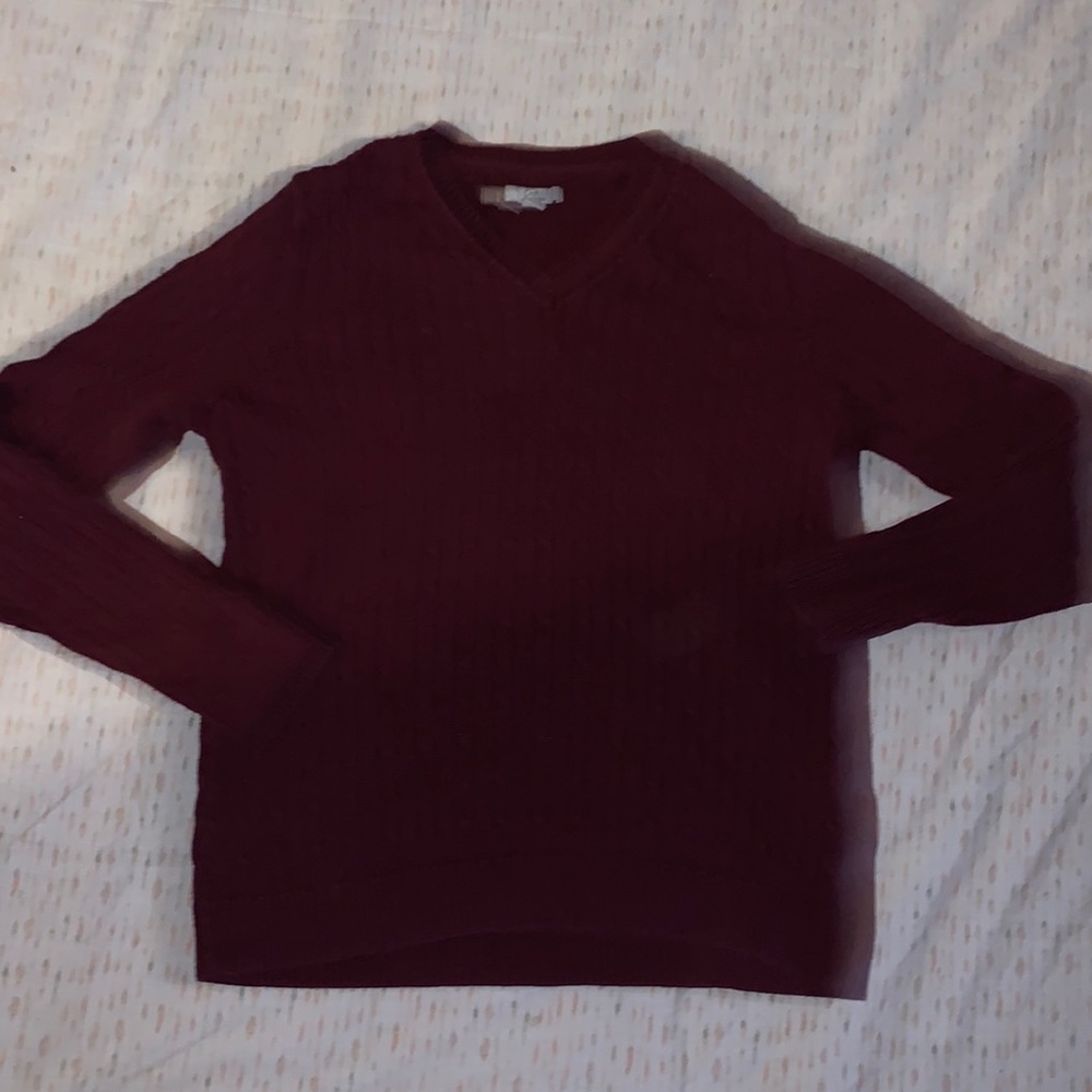 Maroon Croft and Barrow sweater